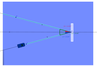 Mesure d'angles dans Geogebra